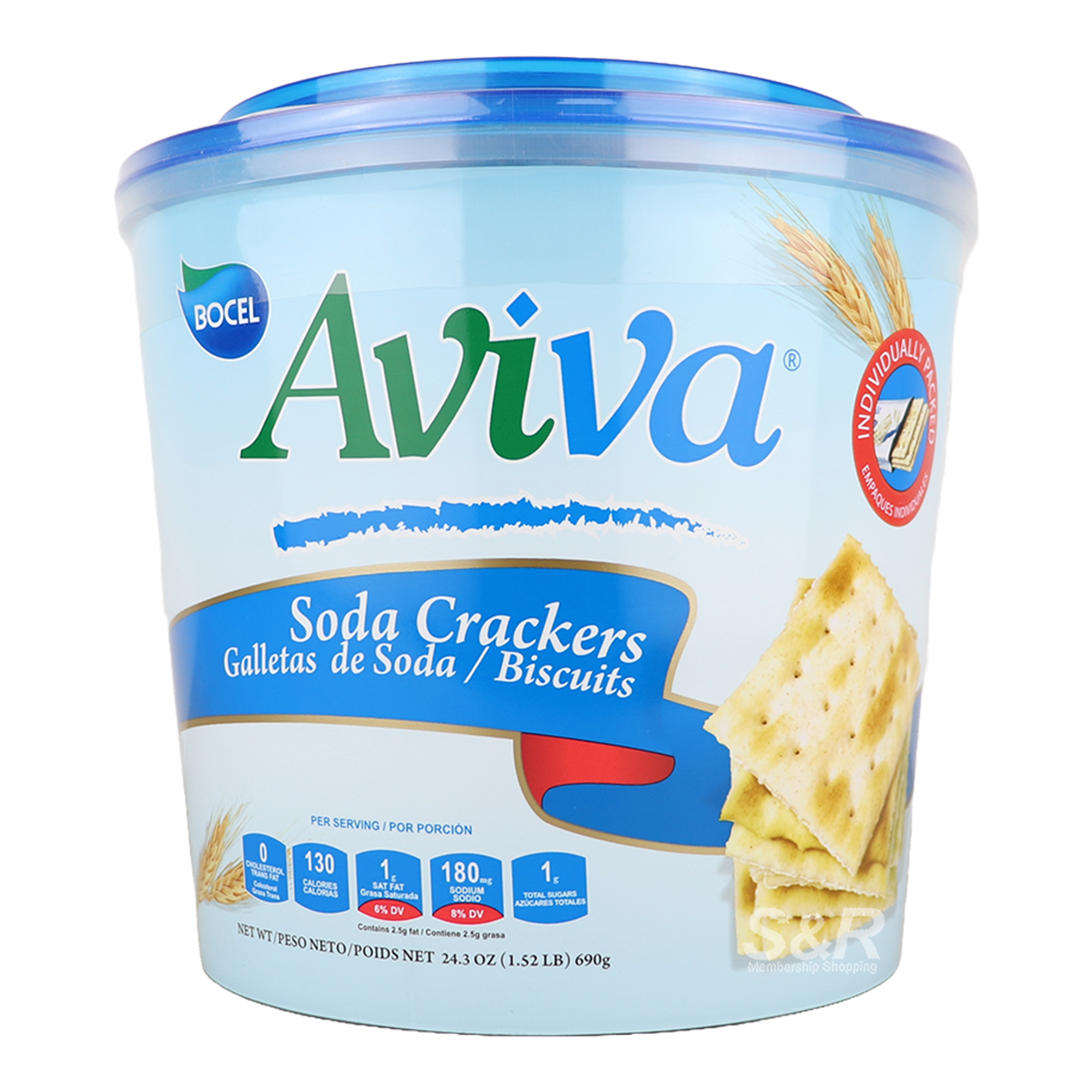 Bocel Aviva Soda Crackers 690g Bocel Aviva Soda Crackers 690g